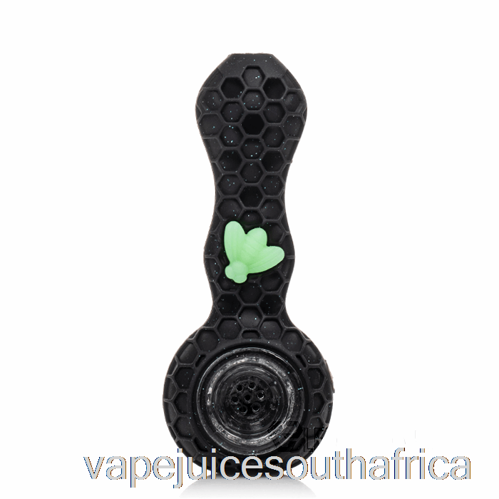 Vape Pods Stratus Bee Silicone Spoon Shiny Panther (Glitter Black / Uv Green Bee)
